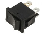 Comutator Rocker ON-OFF 6A 250VAC Negru
