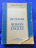 Dictionar Roman-Englez de Irina Panovf