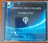 CD original ( 2x CD ). Emerson Lake &amp; Palmer - Works Live NM