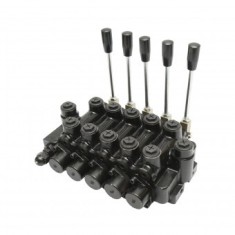 Distribuitor hidraulic cu 5 cai cu manete