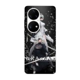Husa compatibila cu Huawei Nova 9 model Nier Automata 2B, Silicon, TPU, Viceversa, Transparent, Carcasa