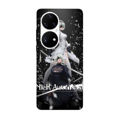 Husa compatibila cu Huawei P50 model Nier Automata 2B, Silicon, TPU, Viceversa foto