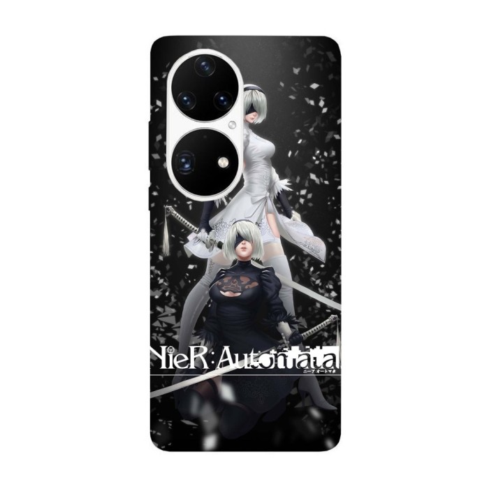 Husa compatibila cu Huawei P50 model Nier Automata 2B, Silicon, TPU, Viceversa