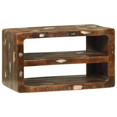 vidaXL Suport TV Multicolour 60 x 32 x 36 cm Lemn masiv recuperat 4104542 foto