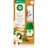 Air Wick Freshmatic Sandalwood &amp; Vanilla odorizant de aer automat cu re&icirc;ncărcare 250 ml