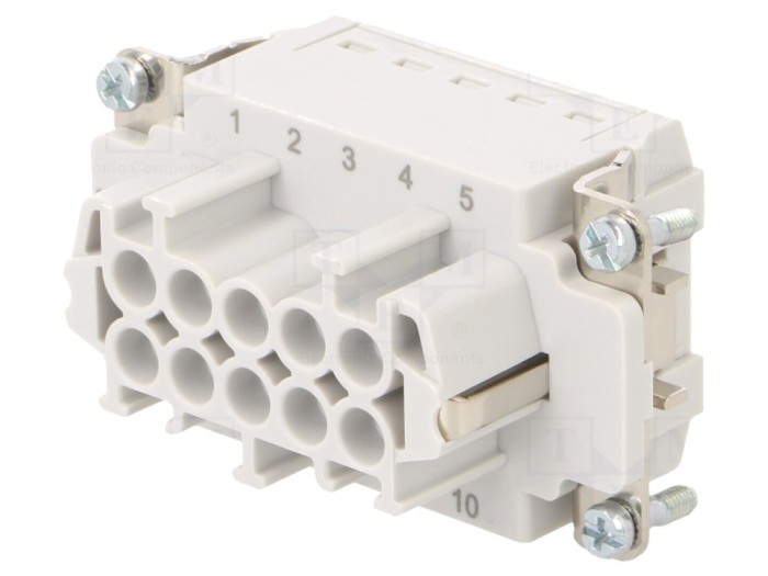 Conector HDC mamă 10 pini 16A