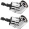 Set 2xadaptor unghiular, 105&deg;, Tija hexagonala, 1/4&quot;, Argintiu