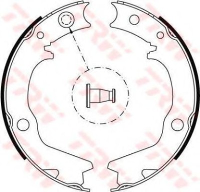 Set saboti frana, frana de mana MITSUBISHI LANCER Limuzina (CS, CT0) (2000 - 2016) TRW GS8479 foto
