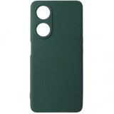 Husa silicon TPU Matte verde inchis pentru Oppo A98