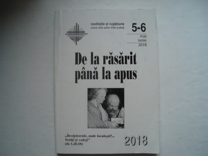 De la rasarit pana la apus, nr. 5-6, mai-iunie 2018 (romano-catolic)