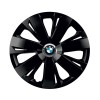 Set 4 capace roti Negre Cu Inel Cromat Energy R14 pentru gama auto BMW, Autohelix MSA