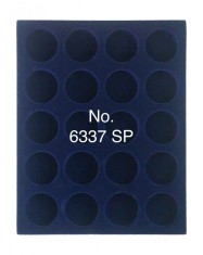 Tava pentru monede Nova cu 20 locasuri de 37.5 mm