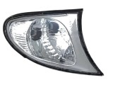 Lampa semnalizare fata Bmw Seria 3 E46 Sedan/Combi 10.2001-06.2005 TYC partea dreapta alba cu reflector cromat