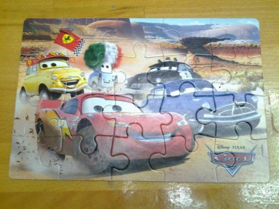 Disney Cars McQueen puzzle copii 20 piese +2 ani foto