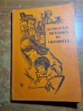 Revista de pedagogie - activitati metodice in gradinita - din anul 1980