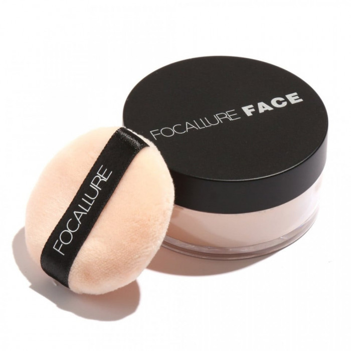 Pudra de fata pulbere Focallure Loose Setting Powder, 01