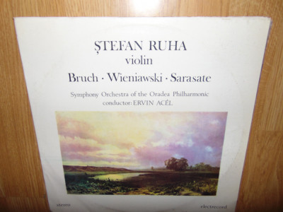 Stefan Ruha-Violin - Bruch .Wieniawski . Sarasate - Vinil foto