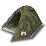 Cumpara ieftin Cort de camping cupola pentru 2 persoane, camuflaj, impermeabil