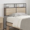 VidaXL Tăblie de depozitare cu raft Stejar sonoma 80 cm Lemn compozit 859726