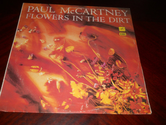 PAUL McCARTNEY - FLOWERS IN THE DIRT DISC VINIL LP, Melodia, 1990, URSS
