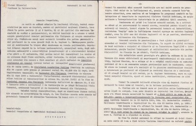 HST A1321 Scrisoare 1934 Victor V&amp;acirc;lcovici către Dinu Brătianu foto