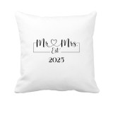 Perna personalizata, nunta, cu mesaj pentru mireasa, ideal decor nunta/poze/save the date, 40x40 cm