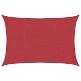 Cumpara ieftin Panza parasolar, rosu, 3x4,5 m, HDPE, 160 g/m&sup2;