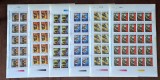 TIMBRE ROMANIA LP 1356/1994 -CIRCUL-Set 6 coli a 25 de timbre- MNH, Nestampilat