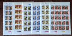 TIMBRE ROMANIA LP 1356/1994 -CIRCUL-Set 6 coli a 25 de timbre- MNH