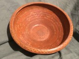 Arta si Traditie - Blid / Farfurie / Strachina / Castron vechi model deosebit din zona Gorj / Oltenia !