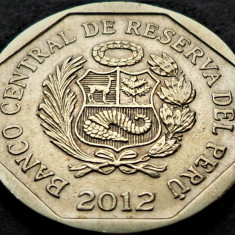 Moneda exotica 50 CENTIMOS - PERU, anul 2012 * Cod 4578