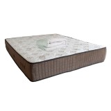 Set Saltea ortopedica cu arcuri, Lotus Forte Super Ortopedic 140x200x30cm, fermitate mediu spre tare, plasa de arcuri Bonell, fara vara-iarna, banda d