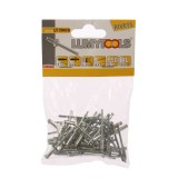 Nituri pop, aluminiu, Lumytools LT70410, 4 x 9.6 mm, 50 bucati