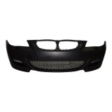 Set bara fata BMW Seria 5 (E60/E61), 06.2003-2007, cu gauri spalator; grunduit, de vopsit; type M5; cu grile inferioare; fara gauri lampa ceata; TUNI