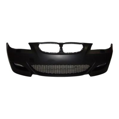 Set bara fata BMW Seria 5 (E60/E61), 06.2003-2007, cu gauri spalator; grunduit, de vopsit; type M5; cu grile inferioare; fara gauri lampa ceata; TUNI foto