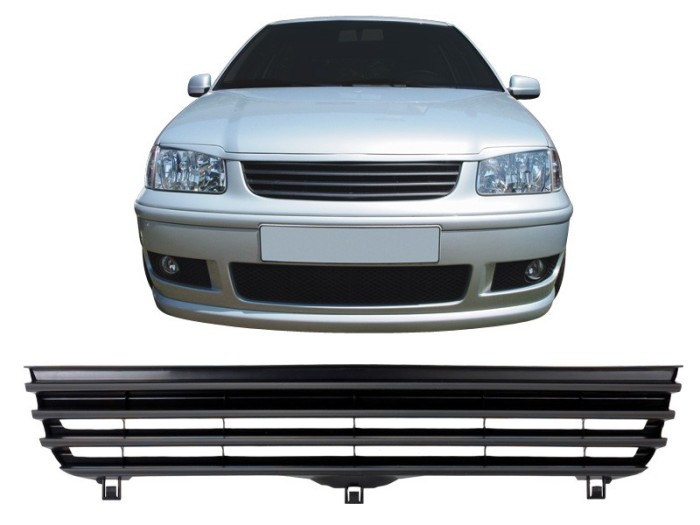 Grila sport tuning fara emblema VW Polo 4 6N2 (99 - 02) NOU