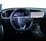 Folie Protectie Navigatie Opel Grandland 2021-2024, Duragon, protectie Display Navigatie, silicon Transparent, Anti-zgarieturi, kit instalare