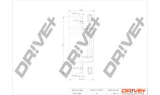 Dr!ve+ DP1110.13.0018 filtru combustibil
