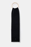 UGG fular femei, culoarea negru, uni, 101021