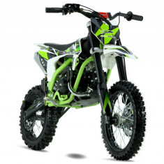 Motocicleta cross copii KXD 110cc KX7/707, 4T, roti 14/12&quot;, culoare alb/ver Cod Produs: MX_NEW 8018WG