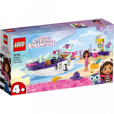 LEGO GABBYS DOLLHOUSE BARCA CU SPA A LUI GABBY SI A PISIRENEI 10786 foto