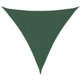 Cumpara ieftin Parasolar, verde inchis, 4x4x4m, tesatura oxford, triunghiular