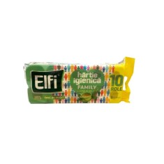 Hartie Igienica Elfi Family 10 Role/Bax, 3 Straturi, cu Parfum de Ceai Verde, Hartie 3 Straturi, Hartie Igienica Parfumata, Hartie Igienica 3 Straturi foto