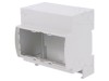 Carcasa Sina DIN ITALTRONIC 5M XTS Modulbox 5 Module Gri 87.8mm ABS