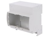 Carcasă pentru șină DIN gri 90x87.8x62mm 5 module