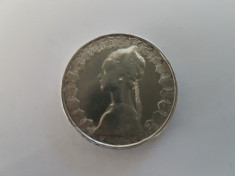 Italia 500 Lire 1960 Argint are 11 gr,Impecabila foto