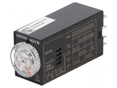 Timer H3YN-4-B 24VDC 0.1s-10min 250VAC 3A 4PDT foto