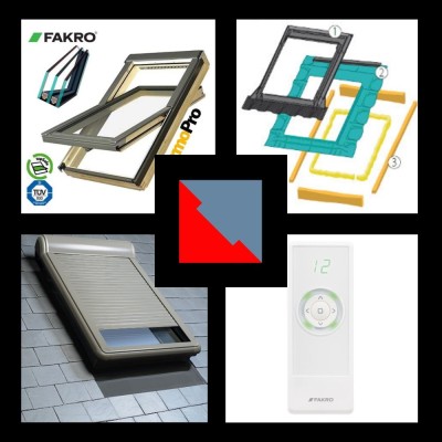 Fereastra mansarda FAKRO FTP-V U4 66X118 COMBO foto