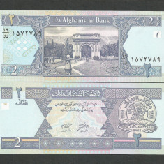 AFGANISTAN 2 AFGHANIS 2002 UNC [1] P- 65 a , necirculata