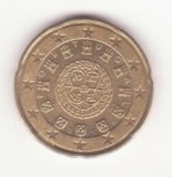 Portugalia 20 eurocenți 2002.